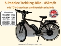 Bild 1 von Herren Trekking S-Pedelec  / (Motor-, Akkuvariante) Vorführbike mit Standardmotor bis 45km/h mit 16,5Ah-Akku