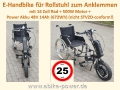 E-Handbike für Rollstuhl / Zuggerät- bis 25km/h mit 500W Power-Motor in 16 Zoll NICHT STVZO-conform!