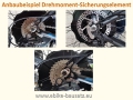 Bild 4 von 1 Stück Drehmomentsicherungselement / Drehmomentstütze für E-Bike Motoren (Edelstahl)  / (Variante) zweiteilig für 16mm Achse (6mm dick) (ohne Schelle)