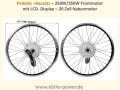 Bild 5 von Pedelec Umbausatz 36V 250W/350W Vorderrad-Nabenmotor in Holkammerfelge, Lishui-System m. LCD Display