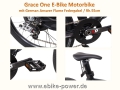Bild 3 von Grace One E-Bike 45cm sw Federgabel gebraucht, NEU: Motor, Controller, Display, Akku 998Wh,LED-Licht