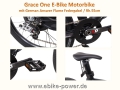 Bild 3 von Grace One E-Bike / Motorbike / S-Pedelec Rh. 55cm  / (Option) Lieferung + 200€  Transport inkl. Schutzbleche Gepäckträger