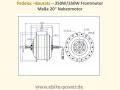 Bild 4 von Pedelec Umbausatz 36V 250W/350W Vorderrad-Nabenmotor in Holkammerfelge, Lishui-System m. LCD Display