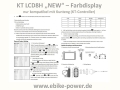 Bild 6 von KT LCD8H -NEW-  Farbdisplay mit wassergeschütztem Stecker (LCD 8H Kunteng)  / (Option) 24V  / 36V / 48V - 