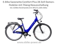Bild 5 von E-Bike Saxonette Comfort Plus 28 Zoll Damen Pedelec 7Gang Nexusschaltung
