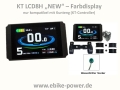 Bild 1 von KT LCD8H -NEW-  Farbdisplay mit wassergeschütztem Stecker (LCD 8H Kunteng)