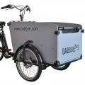 Bild 3 von Lastenrad Babboe Big-E / Das robuste elektrische Lastenfahrrad 500Wh Akku mit Regenverdeck