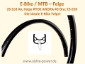 Bild 3 von Alu Felge RYDE ANDRA 40 Felgenring E-Bike Felge 36 Loch - sehr stabil  / (Option) 20 Zoll - mit Bremsflanke