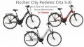 Bild 1 von FISCHER City E-Bike CITA 5.8i 28 Zoll RH 44cm 504 Wh m. Brose Mittelmotor / Vorführbike  / (Farbe) weinrot (mit Testkilometern)