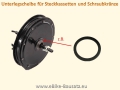 Spacer / Unterlegscheibe für  PAS-Sensor und/oder Steck- u. Schraubkassetten (U-Scheibe)