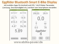 Bild 5 von EggRider Bluetooth Smart E-Bike-Display mit mobilen Apps für Android / iOS  / (Typ) Lishui (LSW) / (Smartphone) Android 5.0 (oder höher)