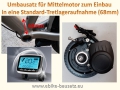 Bild 4 von Mittelmotor Umbausatz für Pedelec mit großem VLCD5 Display für 36V Akku - ohne Akku