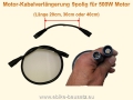 Verlängerungskabel Motorkabel mit wasserdichtem Stecker / Kabelverlängerung 9polig für 500W-1500W