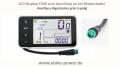 LCD Display C500 – z.B. für Yose-Power System (Lishui) - mit wassergeschütztem Higo-Stecker