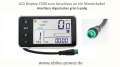 LCD Display C500 – z.B. für Yose-Power System (Lishui) - mit wassergeschütztem Higo-Stecker