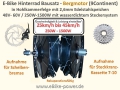 Bild 1 von E-Bike Bausatz HR f. Steckkassette Bergmotor in 28