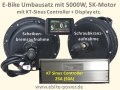 Bild 1 von E-Bike 5K Umbausatz,  5000W  (50A KT Sinus-Controller, LCD8 Farbdisplay, Gasgriff,PAS-Sensor)Bausatz