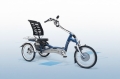 Sesseldreirad Van Raam Easy Rider 2 - (gebraucht) mit Kofferaufbau hinten, Farbe rot metallic
