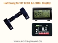 Halterung für KT LCD3 / LCD10 und LCD8H Farbdisplay